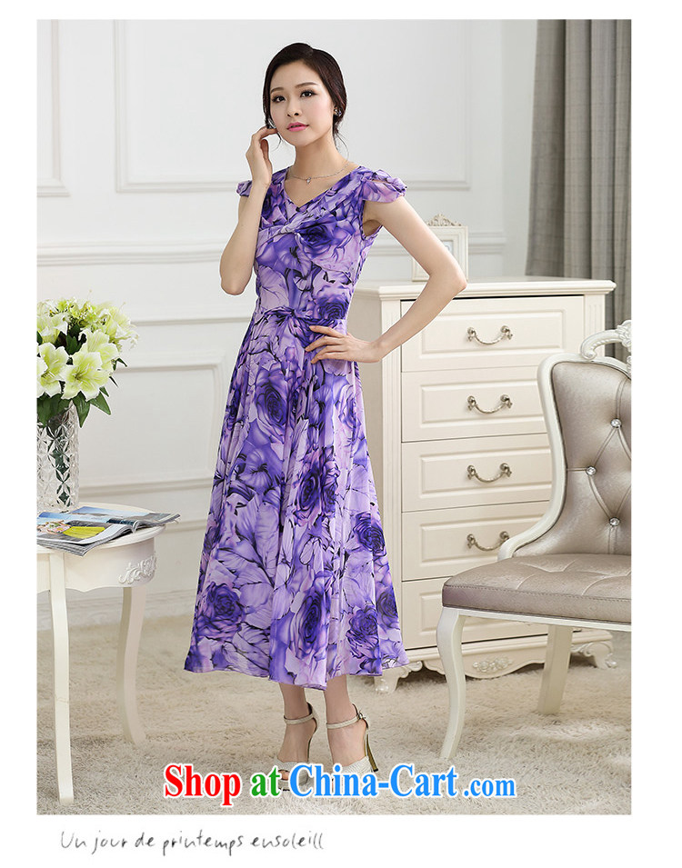 flower girl Isabelle summer 2015 new stylish stamp graphics thin ice woven dresses beach skirt large resort long skirt girl D 1727 violet XXXL pictures, price, brand platters! Elections are good character, the national distribution, so why buy now enjoy more preferential! Health
