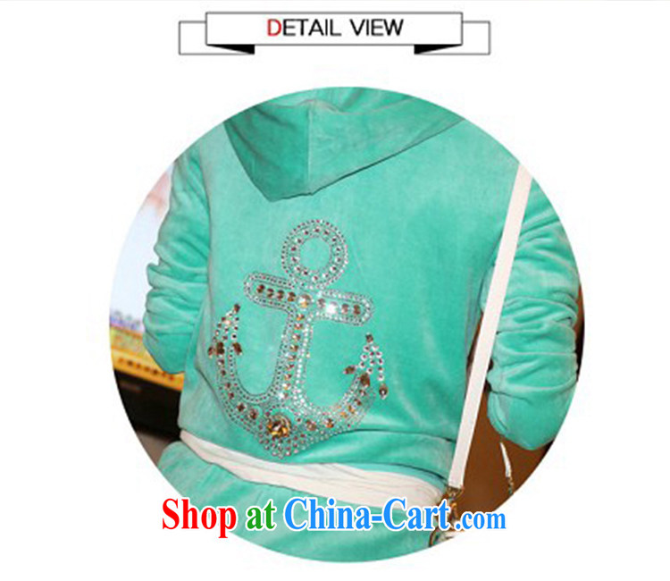The Superintendent 2015 spring and summer sweater girl velvet Sport Kits female long-sleeved shorts sexy attractive parquet drill high-end quality larger girls spring and summer leisure set light blue XL pictures, price, brand platters! Elections are good character, the national distribution, so why buy now enjoy more preferential! Health