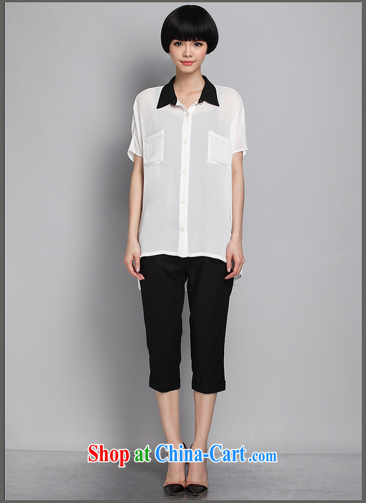 Of 200 Of The jack is indeed increasing, female fat mm summer, long, turn the collar short-sleeve woven snow white shirt the shirt loose 1356 large white code 5 200 XL about Jack pictures, price, brand platters! Elections are good character, the national distribution, so why buy now enjoy more preferential! Health