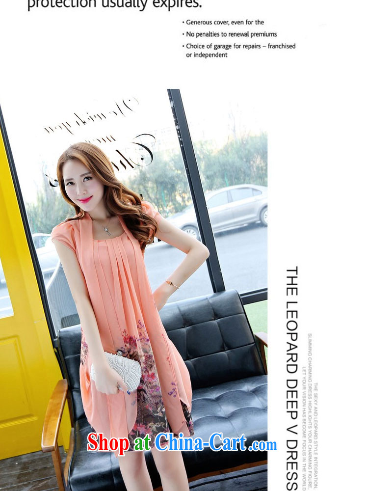 Free Fall 2015 summer new dress sleeveless loose the code snow woven dresses A 888 leather pink 3XL pictures, price, brand platters! Elections are good character, the national distribution, so why buy now enjoy more preferential! Health