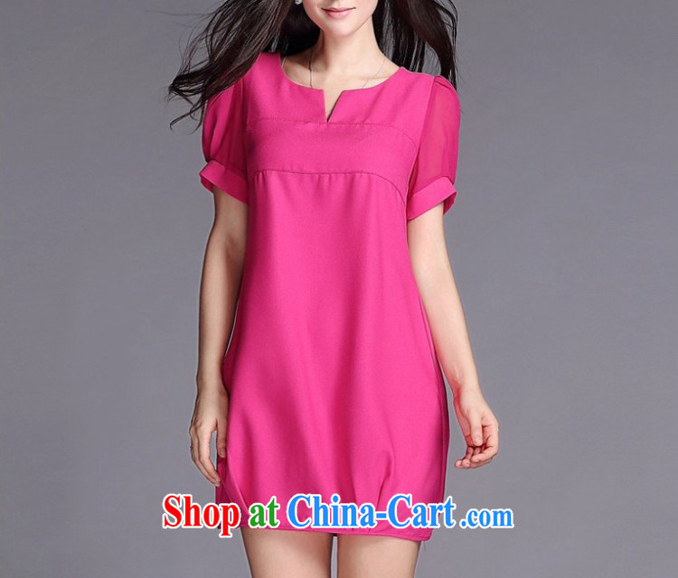 The German 2015 summer new, large, female, long, thick MM Korea and indeed increase short-sleeved snow woven dresses of red XXXXL pictures, price, brand platters! Elections are good character, the national distribution, so why buy now enjoy more preferential! Health
