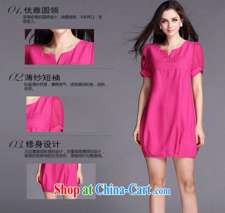 Pure color has always list summer 2015 new, larger female, long, thick MM Korea and indeed increase short-sleeved snow woven dresses black XXXL pictures, price, brand platters! Elections are good character, the national distribution, so why buy now enjoy more preferential! Health