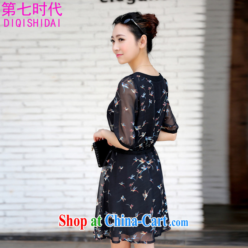 The first 7 times the Code women's clothing dresses snow woven 2015 larger female thick MM summer King, dresses and indeed increase code 5503 picture color L, the first 7 times (DIQISHIDAI), shopping on the Internet