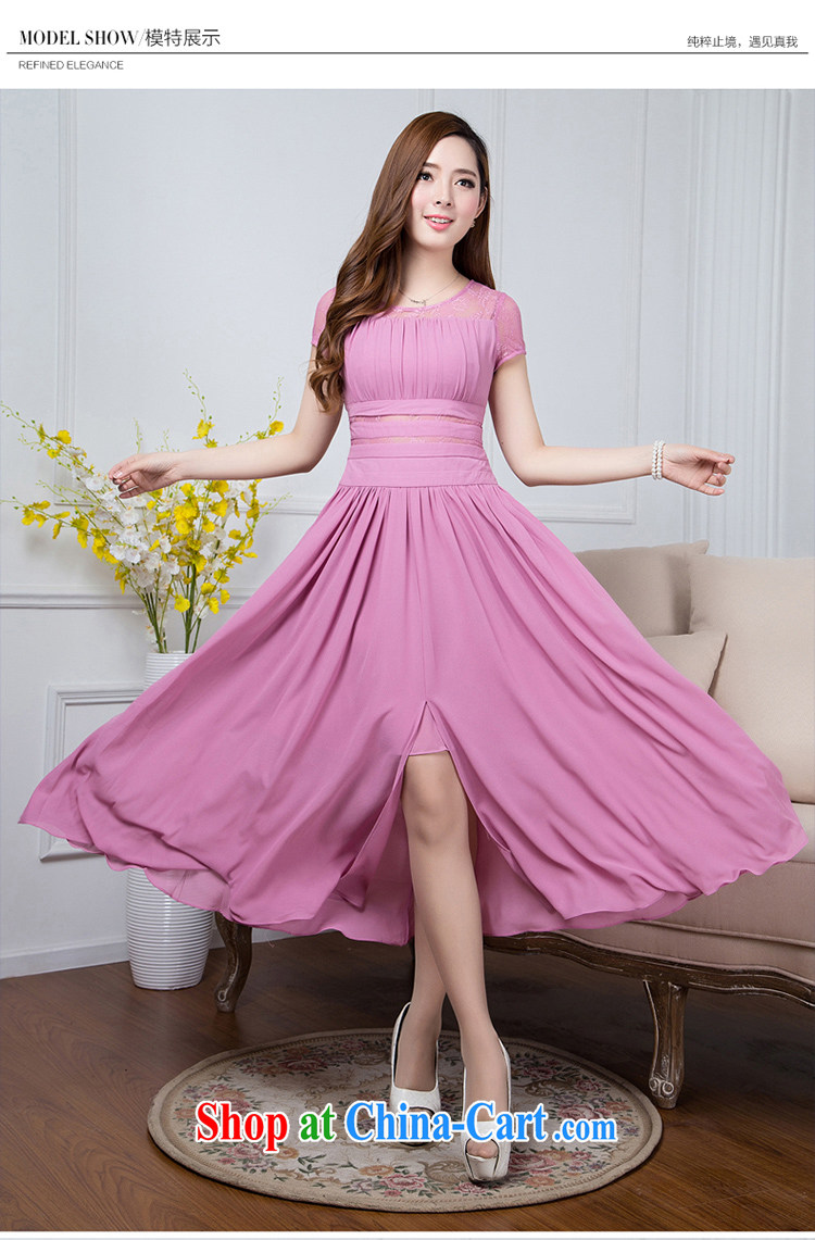 108 GD 2015 summer stylish larger women who decorated lace stitching fairy dresses ALK 2015 - 05 pink 4 XL pictures, price, brand platters! Elections are good character, the national distribution, so why buy now enjoy more preferential! Health