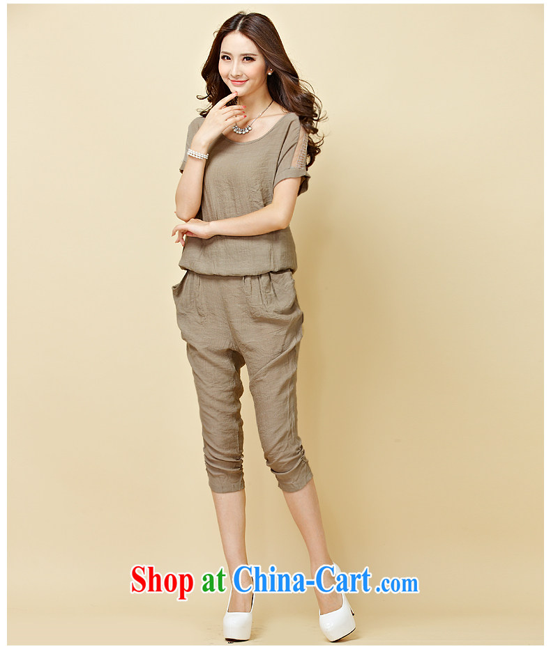 Summer terrace of the secret 2015 summer the code Women Fashion cotton Ma snow woven shirts T-shirts, trousers two piece set with dark blue XXL pictures, price, brand platters! Elections are good character, the national distribution, so why buy now enjoy more preferential! Health