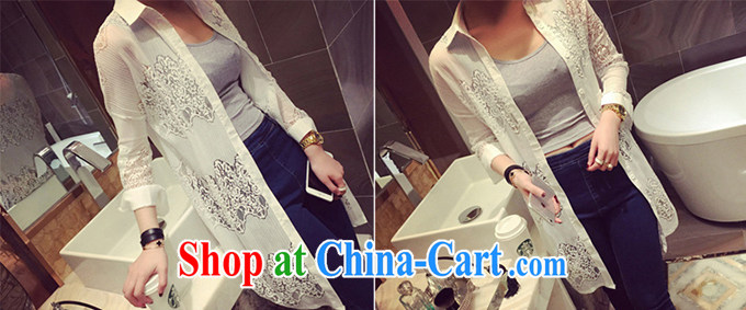 Five Rams City centers, women's edition lace shirt large, female snow woven shirts female sunscreen Yi mm thick, long, thin, transparent breathable cardigan shirt 212 white XL pictures, price, brand platters! Elections are good character, the national distribution, so why buy now enjoy more preferential! Health