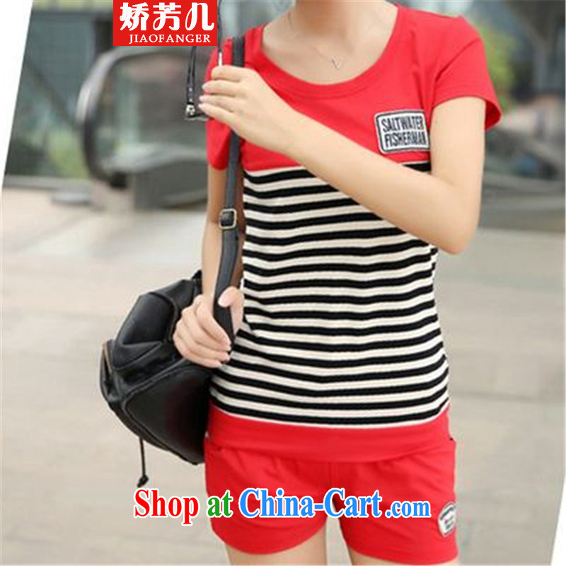 Air-fang-care 2015 stylish shorts and Leisure package girls summer the Code women Korean sportswear red XXXL, aviation, children (JIAOFANGER), online shopping