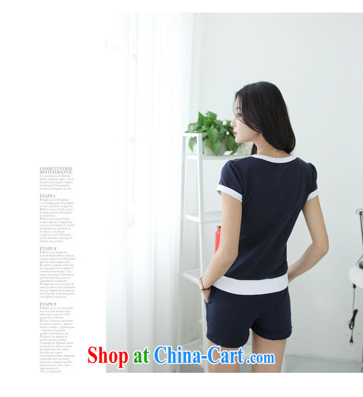 Wah Fu Connie 2015 Korean version the code short-sleeved Sport Kits WOMEN's SHORTS set the gray M pictures, price, brand platters! Elections are good character, the national distribution, so why buy now enjoy more preferential! Health