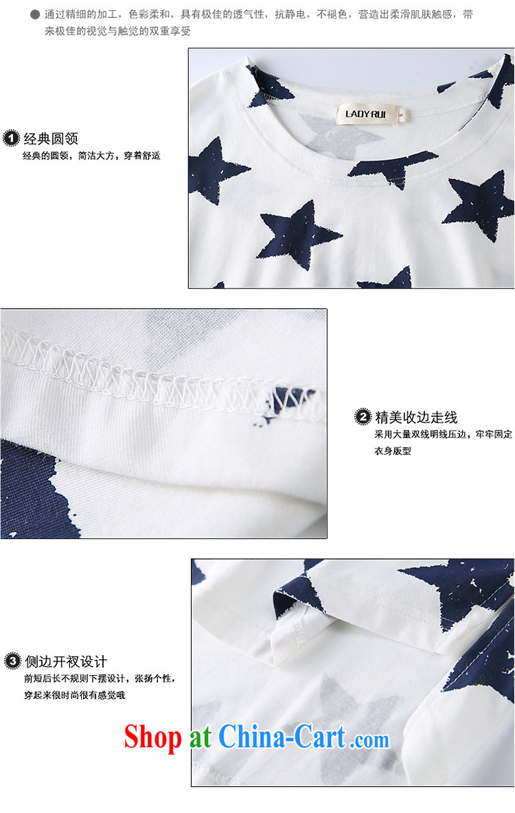 Mr MAK, Exchange 2015 Summer in Europe and the new, larger female and FAT and FAT MM 200 Jack loose video thin short-sleeve stars T shirt 8989 blue 4 XL pictures, price, brand platters! Elections are good character, the national distribution, so why buy now enjoy more preferential! Health