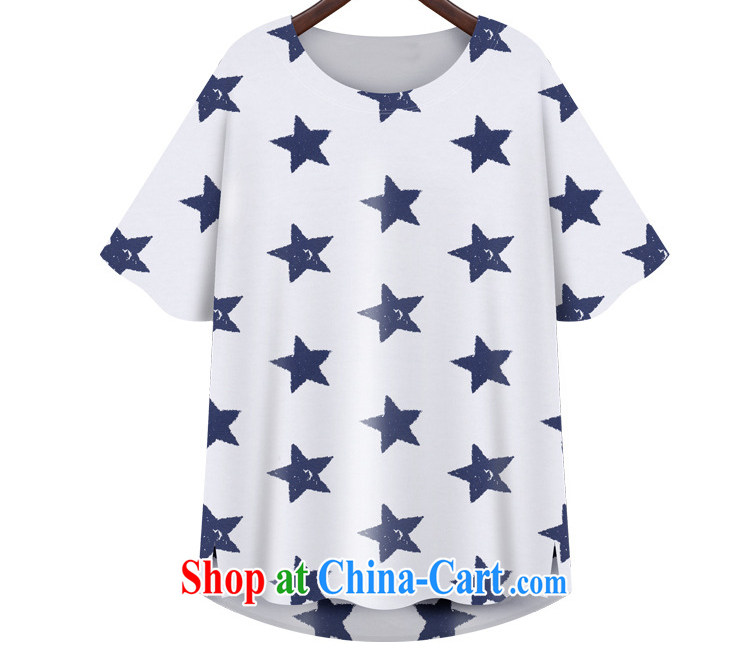 Mr MAK, Exchange 2015 Summer in Europe and the new, larger female and FAT and FAT MM 200 Jack loose video thin short-sleeve stars T shirt 8989 blue 4 XL pictures, price, brand platters! Elections are good character, the national distribution, so why buy now enjoy more preferential! Health
