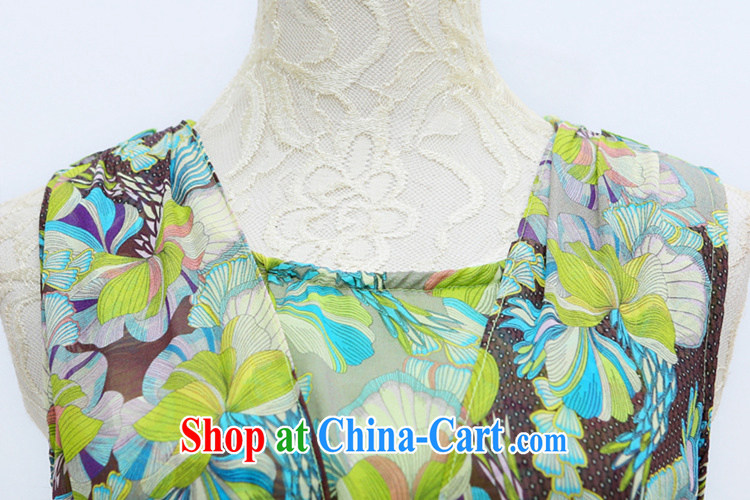 Jun is too 2015 summer the Code women snow woven dresses New Heavens, stamp green fresh sleeveless round neck long skirt green M pictures, price, brand platters! Elections are good character, the national distribution, so why buy now enjoy more preferential! Health