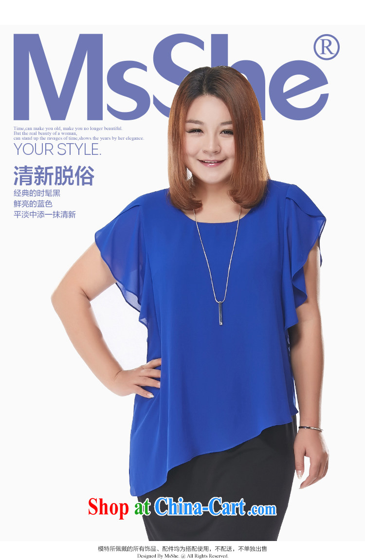The MSSHE indeed XL women 2015 new summer thick sister mm video thin dresses pre-sale 4031 color blue - pre-sale on 30 June to the 3 XL pictures, price, brand platters! Elections are good character, the national distribution, so why buy now enjoy more preferential! Health