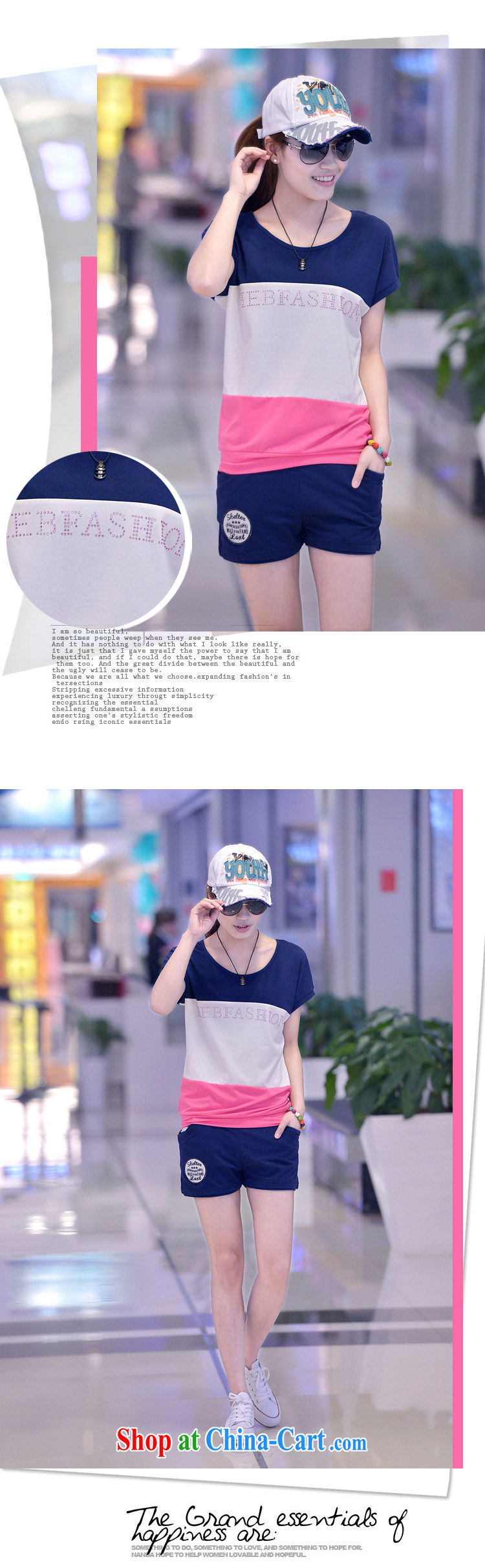 Fang Yu-na Lai-wan 20,157 pants sportswear Leisure package girls summer Korean liberal movement with short-sleeved sweater black XXL pictures, price, brand platters! Elections are good character, the national distribution, so why buy now enjoy more preferential! Health