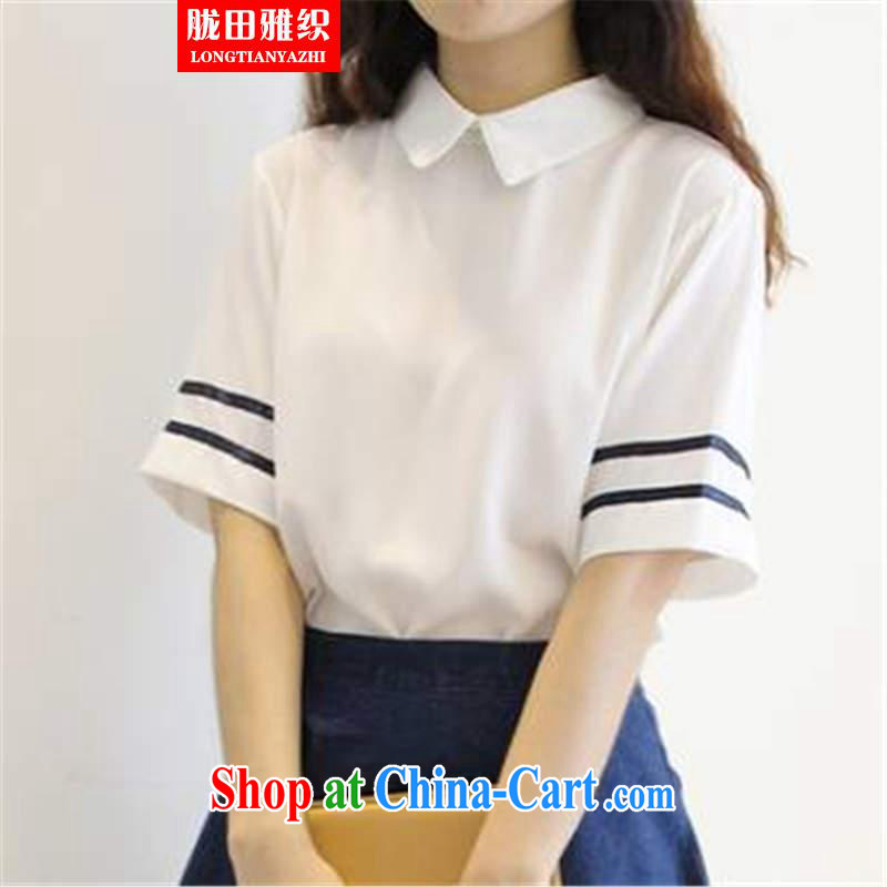 Measures, 2015 woven Navy Feng Shui the Service uniforms Kit female students with the T-shirt skirt two piece summer girl picture color XL