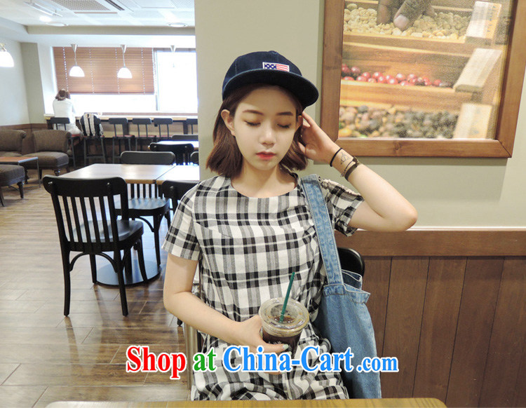 Fang Yu-na Lai-wan 2015 cotton the grid package T-shirt pants blue and white checkered L pictures, price, brand platters! Elections are good character, the national distribution, so why buy now enjoy more preferential! Health