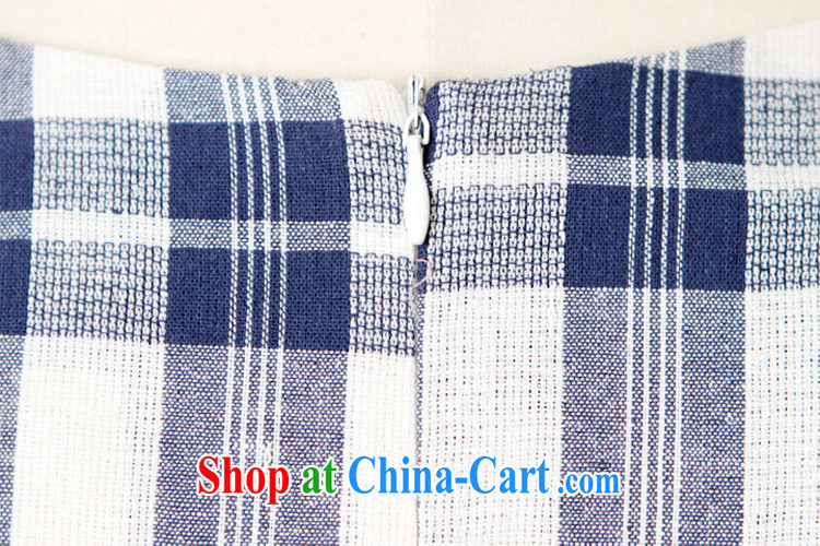 Fang Yu-na Lai-wan 2015 cotton the grid package T-shirt pants blue and white checkered L pictures, price, brand platters! Elections are good character, the national distribution, so why buy now enjoy more preferential! Health