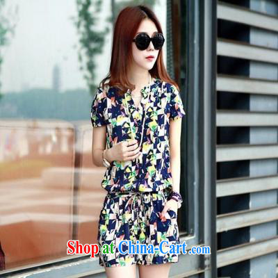 Flowers, 2015 UNESCO-pants video thin stamp short-sleeved shorts casual floral-pants army green code XXXXL pictures, price, brand platters! Elections are good character, the national distribution, so why buy now enjoy more preferential! Health