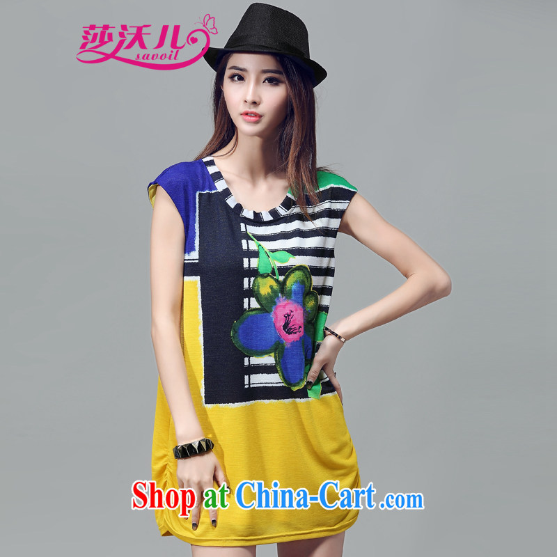 Elizabeth's Kosovo savoil larger thick mm female Korean summer sleeveless package and stamp dresses D 2056 yellow XXL recommendations 136 - 146 jack