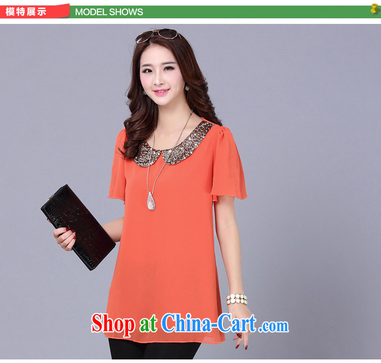 Shin Sung-200 jack and indeed increase, female, dolls for double-layer snow woven loose video thin leisure snow woven shirts female short-sleeved T-shirt 8638 orange red 3 XL (150 - 165 ) jack pictures, price, brand platters! Elections are good character, the national distribution, so why buy now enjoy more preferential! Health