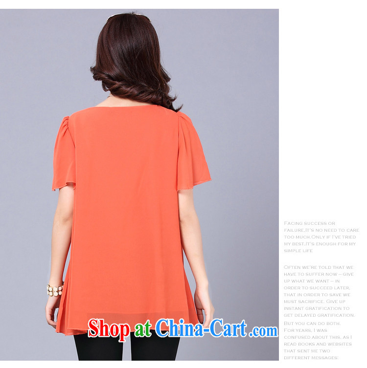 Shin Sung-200 jack and indeed increase, female, dolls for double-layer snow woven loose video thin leisure snow woven shirts female short-sleeved T-shirt 8638 orange red 3 XL (150 - 165 ) jack pictures, price, brand platters! Elections are good character, the national distribution, so why buy now enjoy more preferential! Health