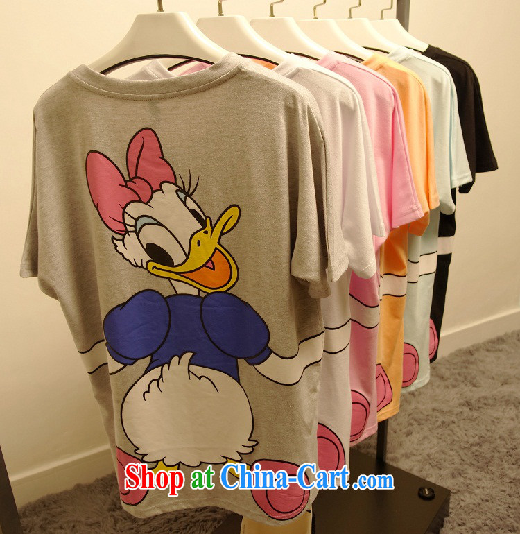 With the 2015 summer new, larger female thick MM cartoon 200 jack and indeed increase T-shirt, long, short-sleeved shirt T black are code pictures, price, brand platters! Elections are good character, the national distribution, so why buy now enjoy more preferential! Health