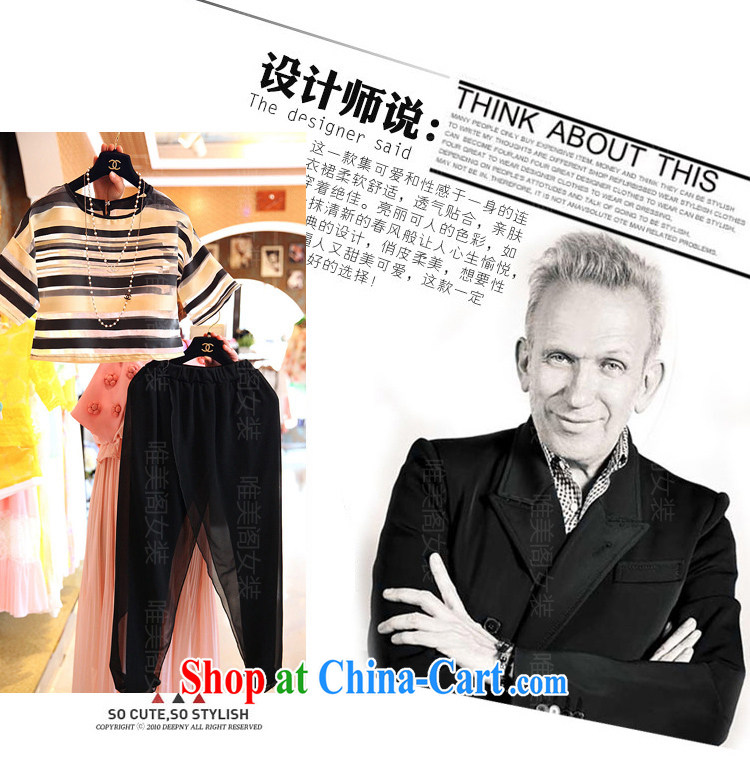 The coat can be, Connie 2015 summer loose large graphics thin leisure T shirt T-shirt Dress Pants vest 3 piece Women's clothes 200 jack may 9021 wearing black 3 XL pictures, price, brand platters! Elections are good character, the national distribution, so why buy now enjoy more preferential! Health