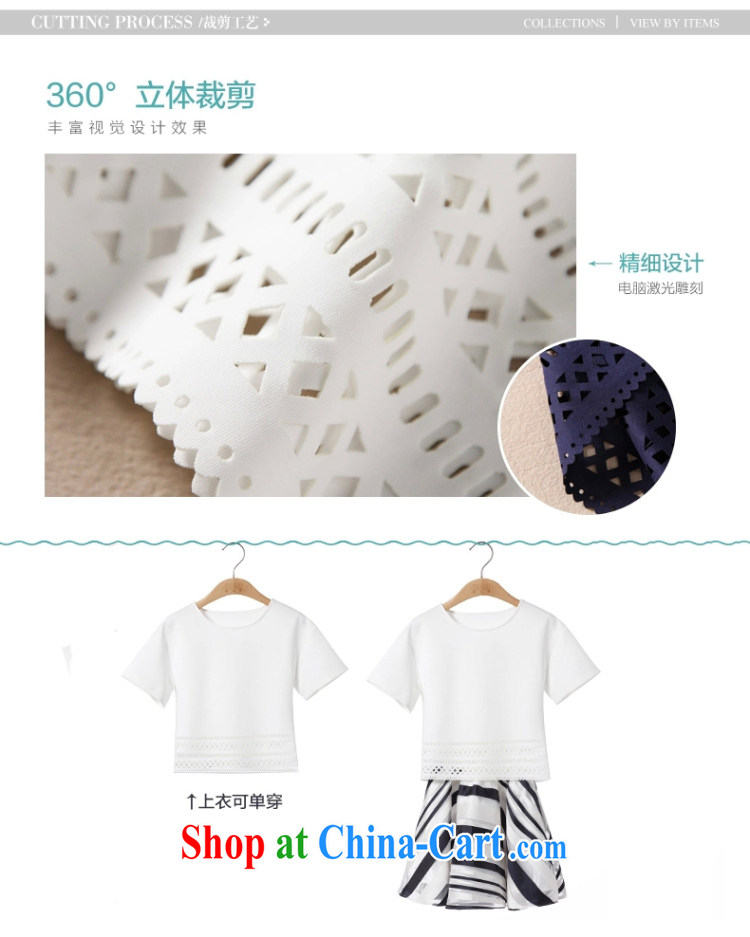 Sweet 1000 2015 in spring and summer with new thick MM dresses XL dress short-sleeved thick sister two-piece white L pictures, price, brand platters! Elections are good character, the national distribution, so why buy now enjoy more preferential! Health