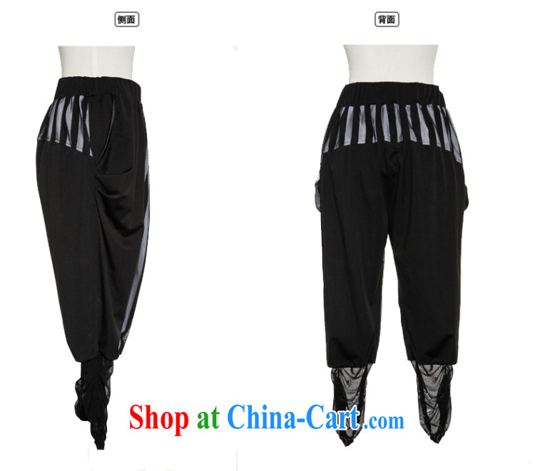 Eternal-soo and indeed increase, female video thin package thick sister 2015 summer new thick mm thick, graphics thin strips lace T-shirt pants two piece black 4XL pictures, price, brand platters! Elections are good character, the national distribution, so why buy now enjoy more preferential! Health