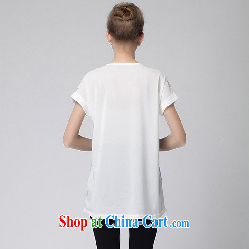 The bubbles in Europe is increasing, female owl lace, long, loose video thin ice woven shirts female short-sleeved black European site new XL recommendations 136 - 150 jack, the droplets, online shopping