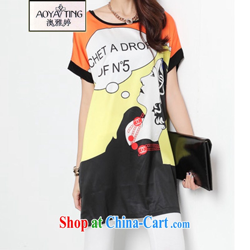 o Ya-ting 2015 New, and indeed increase, female summer mm thick bat sleeves video thin T shirt girl stamp picture color L recommends that you 155 - 200 jack, O Ya-ting (aoyating), online shopping
