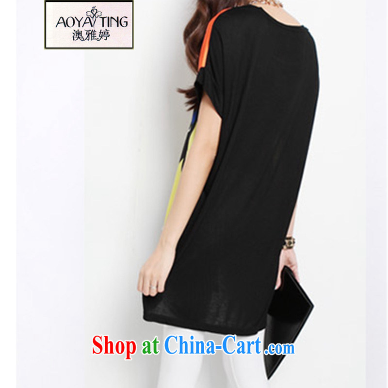 o Ya-ting 2015 New, and indeed increase, female summer mm thick bat sleeves video thin T shirt girl stamp picture color L recommends that you 155 - 200 jack, O Ya-ting (aoyating), online shopping