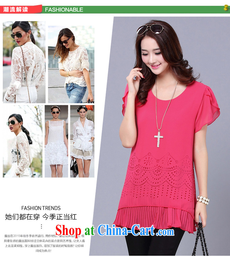 Shin Sung-2015 summer and indeed increase, female new Korean fashion style laser flower press hem snow woven shirts female solid shirt T board of 1601 big red code 4 175 XL about Jack pictures, price, brand platters! Elections are good character, the national distribution, so why buy now enjoy more preferential! Health