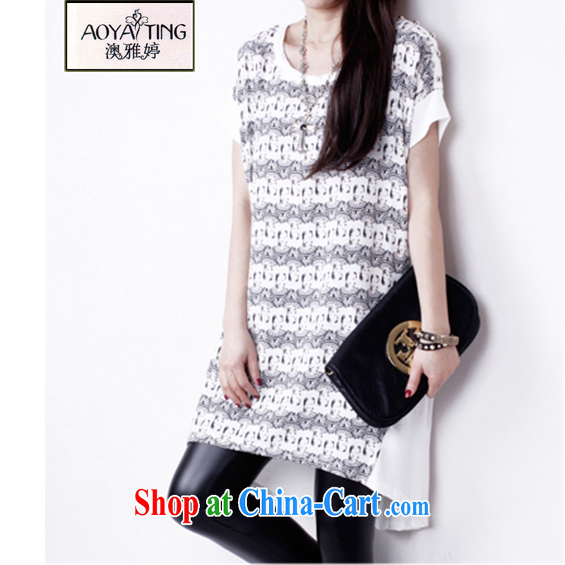o Ya-ting 2015 new, larger female summer thick mm short-sleeve snow woven shirts female graphics thin T-shirt picture color XL recommends that you 140 - 160 jack, O Ya-ting (aoyating), online shopping