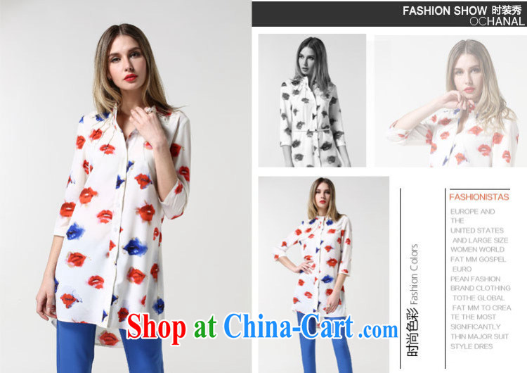 Hong Kong Love honey in Europe and by 2015 the code female spring new MM thick lips with stamp duty, for 7 T-shirt picture color XXXXXL pictures, price, brand platters! Elections are good character, the national distribution, so why buy now enjoy more preferential! Health