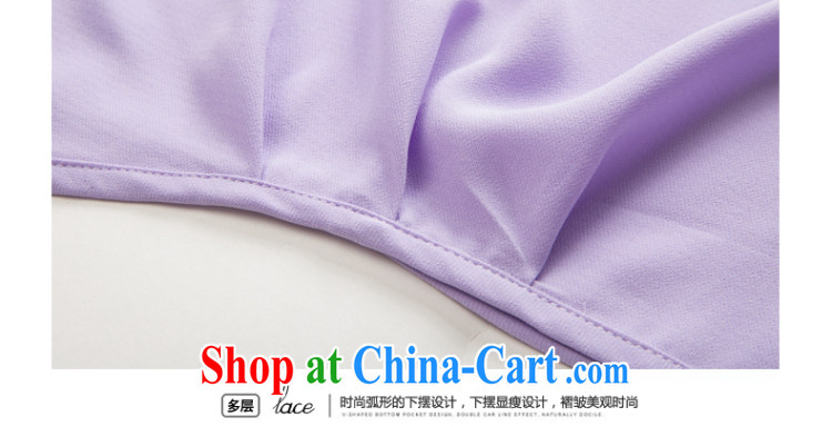 2015 spring and summer thick mm new, larger female stylish zipper pocket on the side on the truck graphics thin ice woven cuff T light purple 4 XL pictures, price, brand platters! Elections are good character, the national distribution, so why buy now enjoy more preferential! Health