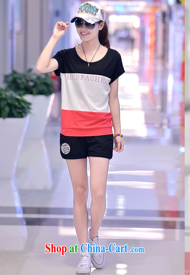 The Uzbekistan and 20,157 pants sportswear Leisure package girls summer Korean liberal movement with short-sleeved sweater black XXL pictures, price, brand platters! Elections are good character, the national distribution, so why buy now enjoy more preferential! Health
