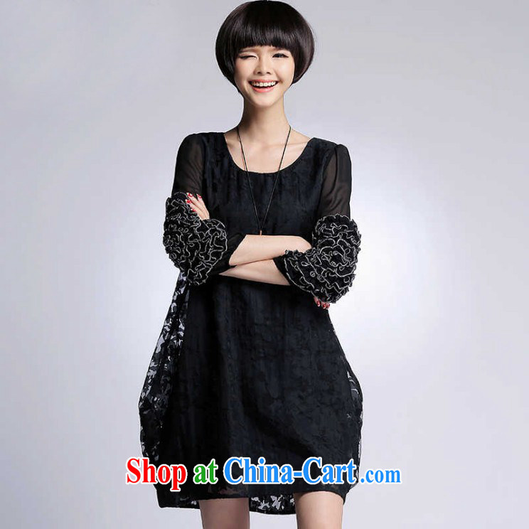 Onpress International Rain underglaze early European root yarn jacquard dresses 2015 spring and summer new culture in Europe and quality fashion long dress the code 804 black 4XL pictures, price, brand platters! Elections are good character, the national distribution, so why buy now enjoy more preferential! Health