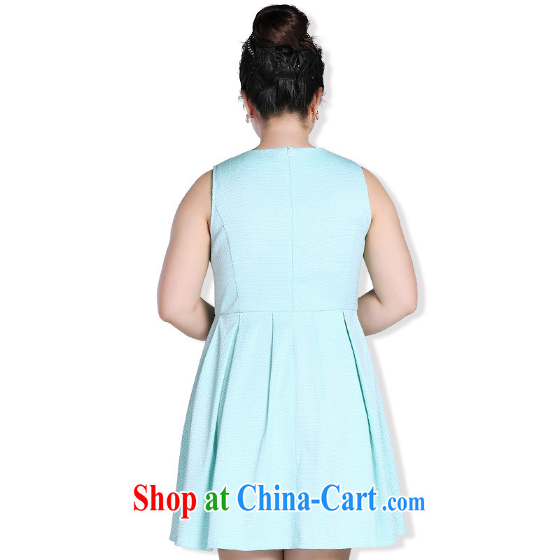 Cloud the larger female 2015 summer New Solid Color V for wood drilling vest skirt thick MM XL video thin skirt pink XXXXL, cloud, and shopping on the Internet