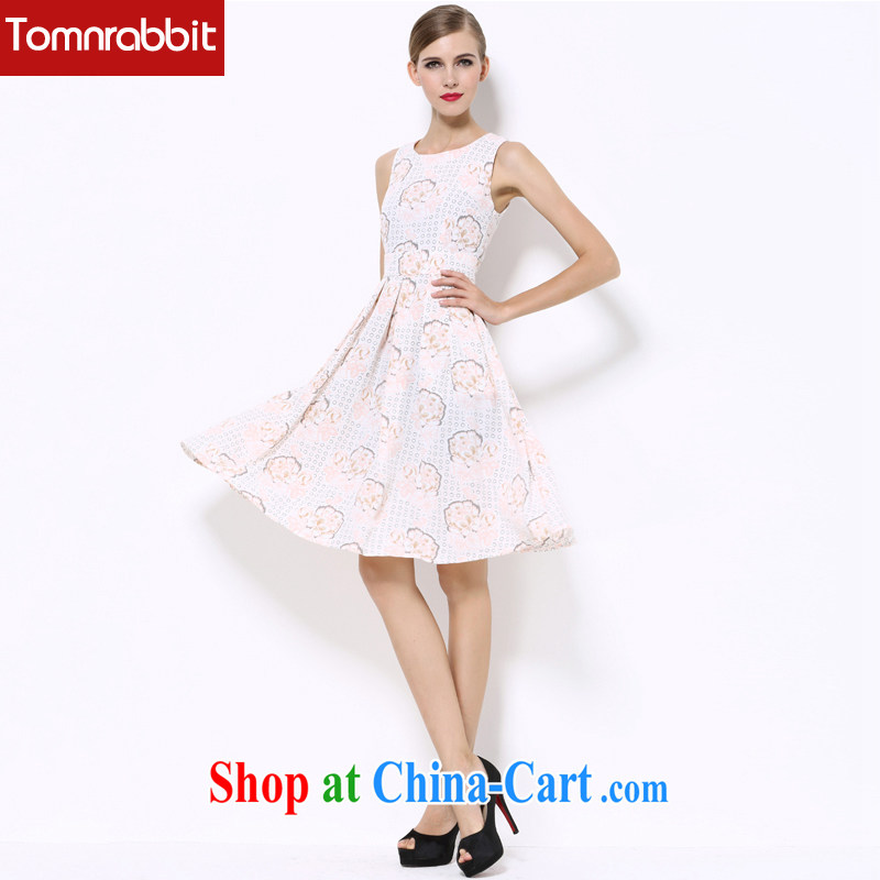 Tomnrabbit 2015 summer new products in Europe and America, the female stamp duty dresses and indeed increased emphasis on mm video thin sleeveless 2 XL, Tomnrabbit, shopping on the Internet