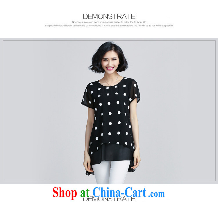 Funding Park summer 2015, focusing on the younger sister, female round-collar short-sleeve dot loose video thin, long, snow-woven shirts T-shirt Z 6076 photo color 4 XL pictures, price, brand platters! Elections are good character, the national distribution, so why buy now enjoy more preferential! Health