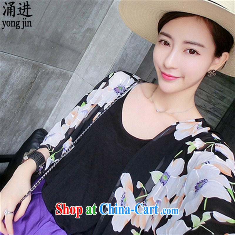 The 2015 summer loose the code snow-woven, long, stamp duty 7 cuff sunscreen clothing ladies casual jacket 200 jack to wear 9024 photo color codes, Chung, and shopping on the Internet