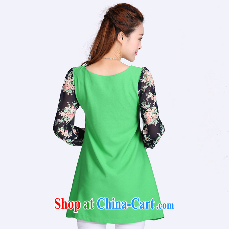 Elizabeth Anne flower, XL female T pension expertise, Video thin, snow-woven shirts relaxed thick sister summer 8701 green 6 XL, Shani Flower (Sogni D'oro), online shopping