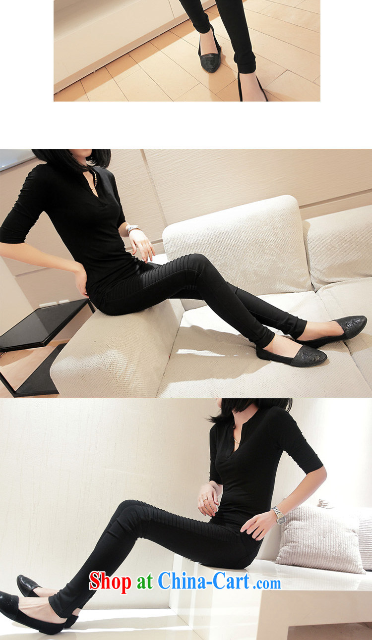 Fragrant Honey Love 2015 summer new Korea and indeed increase, female 200 Jack thick MM stylish warranty and trousers solid black pants XXXL (160 - 200 ) jack pictures, price, brand platters! Elections are good character, the national distribution, so why buy now enjoy more preferential! Health