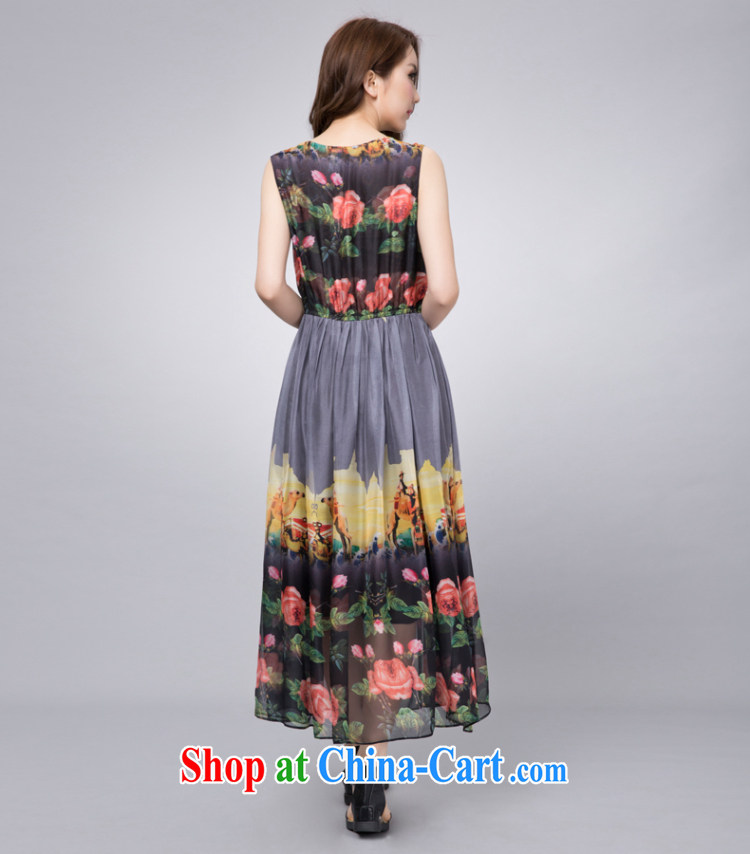Colorful, summer 2015 new stylish snow woven stamp long skirt dresses elegant dresses girls blue 4 XL pictures, price, brand platters! Elections are good character, the national distribution, so why buy now enjoy more preferential! Health