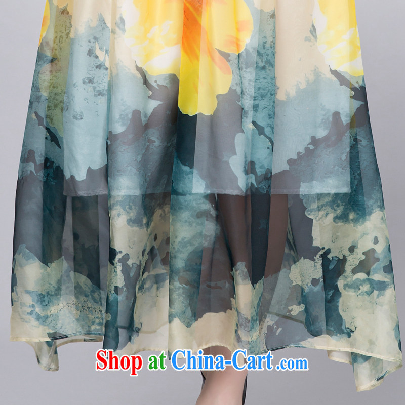 Colorful, summer 2015 new stylish snow woven embossed skirts dresses elegant dresses girls blue 4 XL, Jacob (yartcs), online shopping