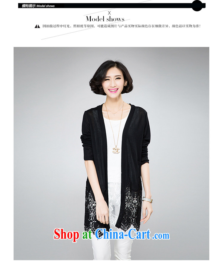 禛 collective counters are for 2015 spring and summer new, larger female thick mm sister and indeed increase Korean video thin long-sleeved lace thin cardigan sunscreen Air Conditioning T-shirt is the red 4 XL (weight 180 Jack left and right) pictures, price, brand platters! Elections are good character, the national distribution, so why buy now enjoy more preferential! Health