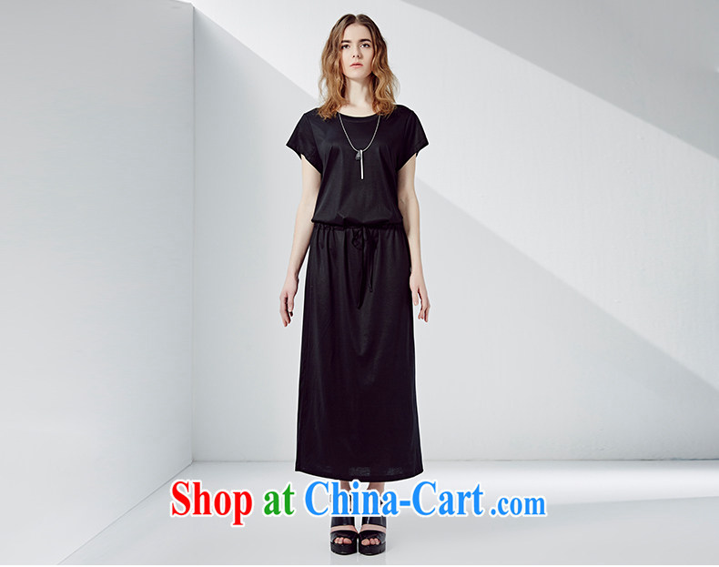 The Beira dresses summer is the female long round-collar short-sleeve dress thick MM 6.52102 billion electric blue XXL pictures, price, brand platters! Elections are good character, the national distribution, so why buy now enjoy more preferential! Health