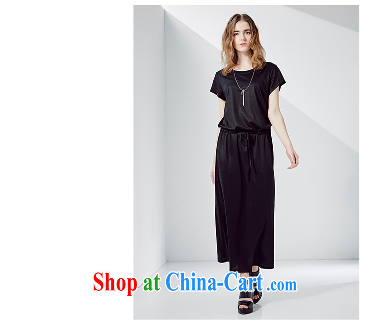 The Beira dresses summer is the female long round-collar short-sleeve dress thick MM 6.52102 billion electric blue XXL pictures, price, brand platters! Elections are good character, the national distribution, so why buy now enjoy more preferential! Health