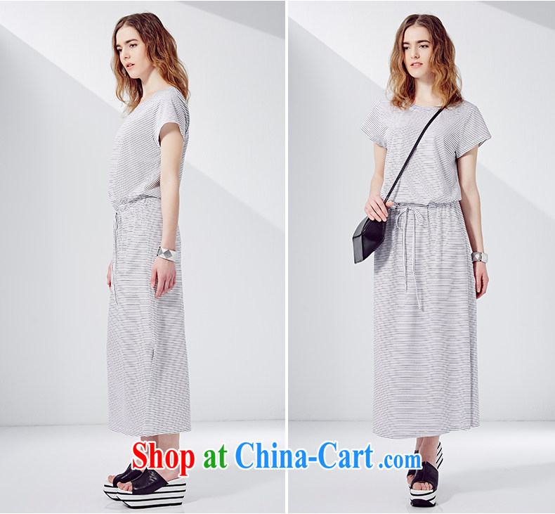 RIBERA summer new 2015 cotton 100 ground leisure short-sleeved dresses Women's Code 6.52102 billion black-and-white, S pictures, price, brand platters! Elections are good character, the national distribution, so why buy now enjoy more preferential! Health
