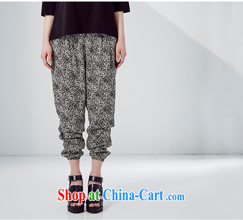 RIBERA spring new 2015 waist head with elastic band stamp loose radish leisure trousers large code 6.51098 billion spend black XXL pictures, price, brand platters! Elections are good character, the national distribution, so why buy now enjoy more preferential! Health